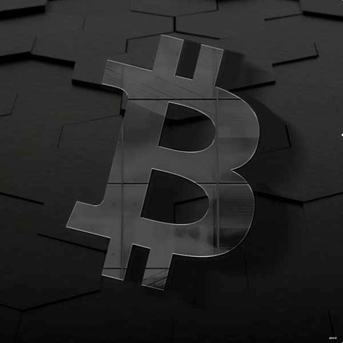 Bitcoin Textured Logo PS4 Slim Skin