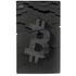 Bitcoin Textured Logo PS5 Slim Digital Edition Console Skin