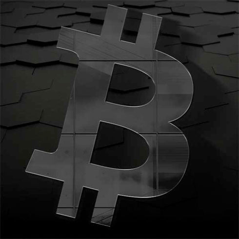 Bitcoin Textured Logo HP Spectre Skin