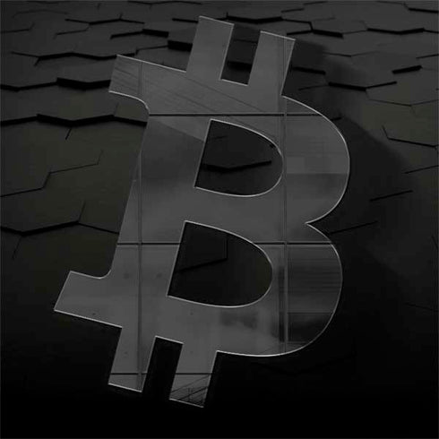 Bitcoin Textured Logo Surface Book 2 13.5in Skin