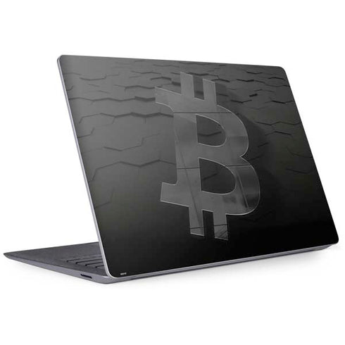 Bitcoin Textured Logo Surface Laptop 3 13.5in Skin