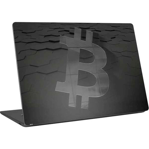 Bitcoin Textured Logo Surface Laptop 4 15in Skin