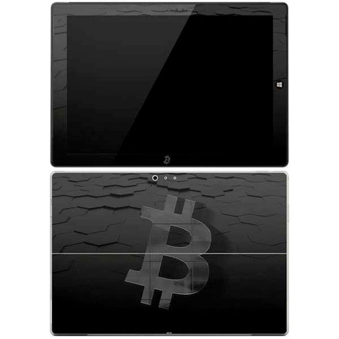 Bitcoin Textured Logo Surface Pro 3 Skin