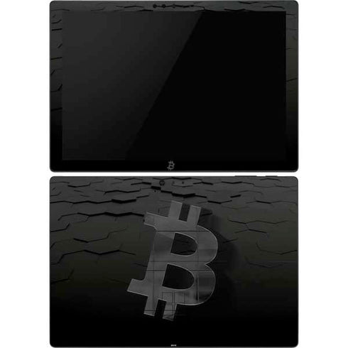 Bitcoin Textured Logo Surface Pro 6 Skin