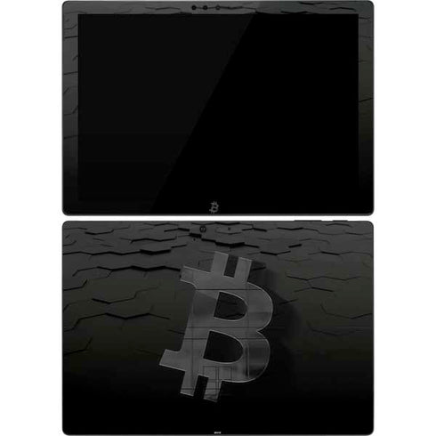 Bitcoin Textured Logo Surface Pro 7 Skin
