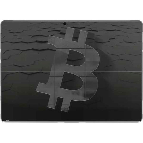 Bitcoin Textured Logo Surface Pro 8 Skin