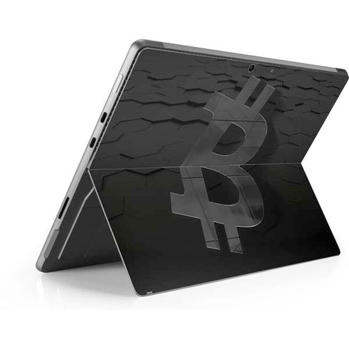 Bitcoin Textured Logo Surface Pro 8 Skin
