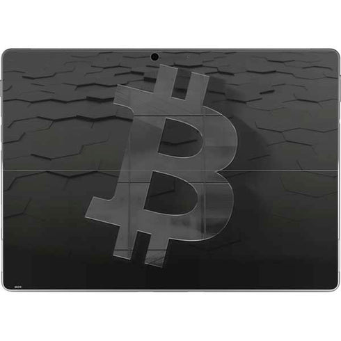Bitcoin Textured Logo Surface Pro 9 Skin