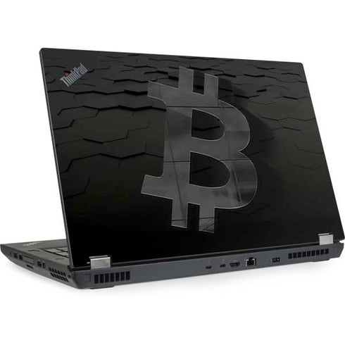 Bitcoin Textured Logo Lenovo ThinkPad Skin