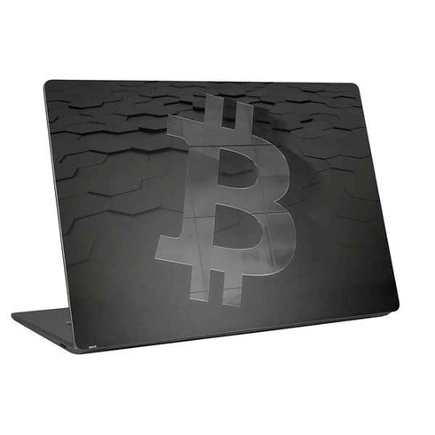 Bitcoin Textured Logo Universal Laptop 14in (11.4 x 8.2in) Skin