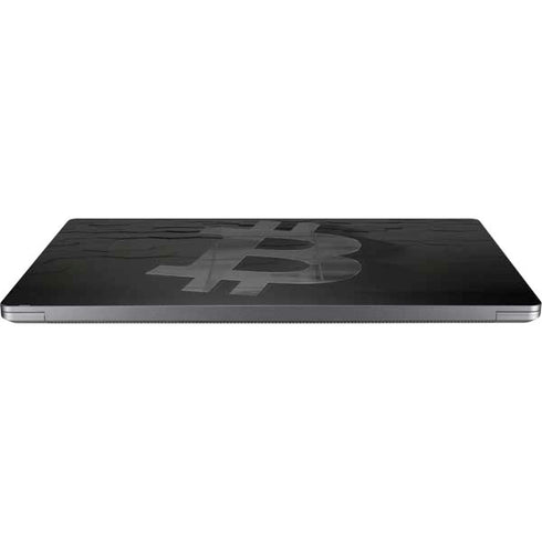 Bitcoin Textured Logo Universal Laptop 17in (13.8 x 10in) Skin