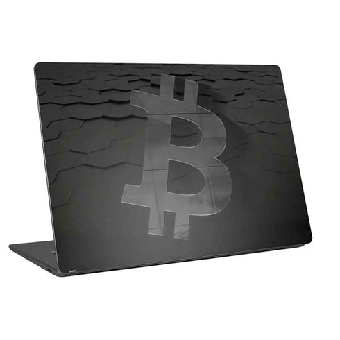 Bitcoin Textured Logo Universal Laptop 18in (14.6 x 10.6in) Skin