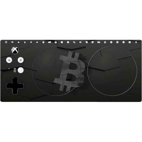 Bitcoin Textured Logo Xbox Adaptive Controller Skin