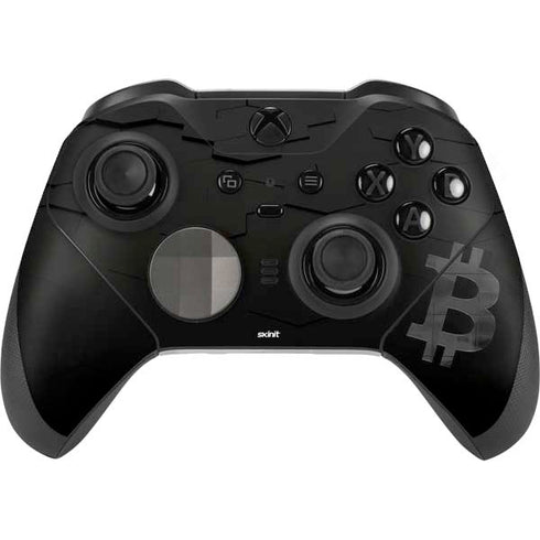 Bitcoin Textured Logo Xbox Elite Wireless Controller Series 2 Skin