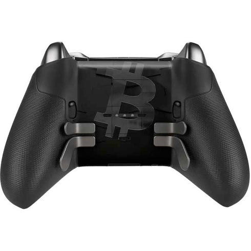 Bitcoin Textured Logo Xbox Elite Wireless Controller Series 2 Skin