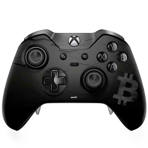 Bitcoin Textured Logo Xbox One Elite Controller Skin