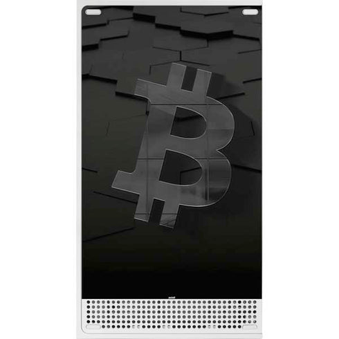 Bitcoin Textured Logo Xbox Series S Skins