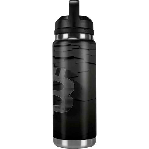 Bitcoin Textured Logo YETI Rambler 26oz Bottle Skin