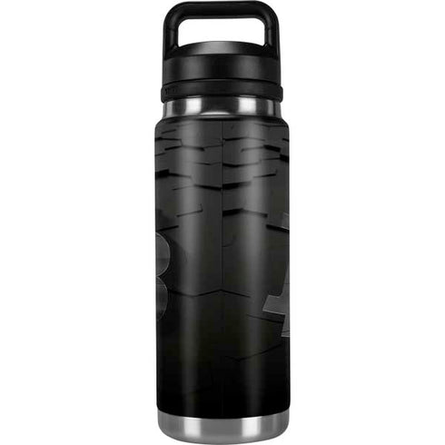 Bitcoin Textured Logo YETI Rambler 26oz Bottle Skin