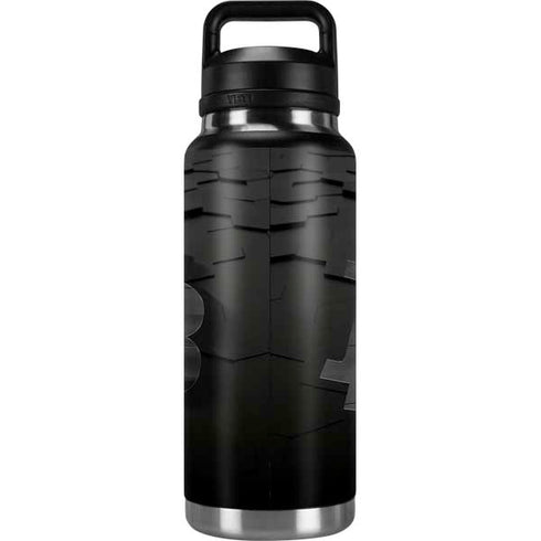 Bitcoin Textured Logo YETI Rambler 36oz Bottle Skin