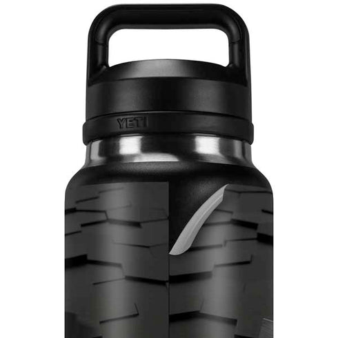 Bitcoin Textured Logo YETI Rambler 36oz Bottle Skin