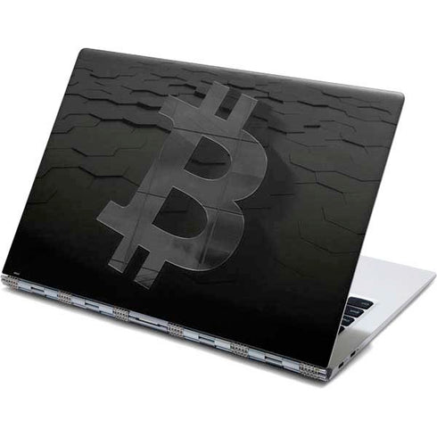 Bitcoin Textured Logo Yoga 910 2-in-1 14in Touch-Screen Skin