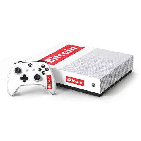 Bitcoin Crypto Xbox One S All-Digital Edition Bundle Skin
