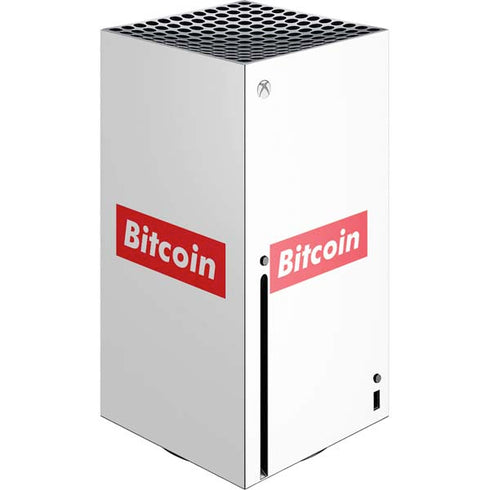 Bitcoin Crypto Xbox Series X Console Skin