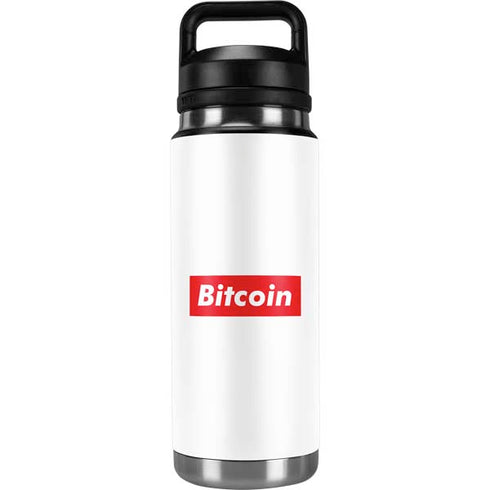 Bitcoin Crypto YETI Rambler 26oz Bottle Skin