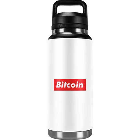 Bitcoin Crypto YETI Rambler 36oz Bottle Skin
