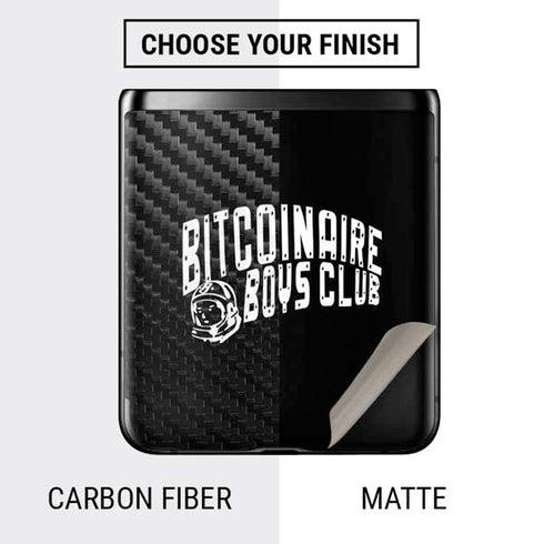 Bitcoinaire Boys Club Galaxy Z Flip Skin