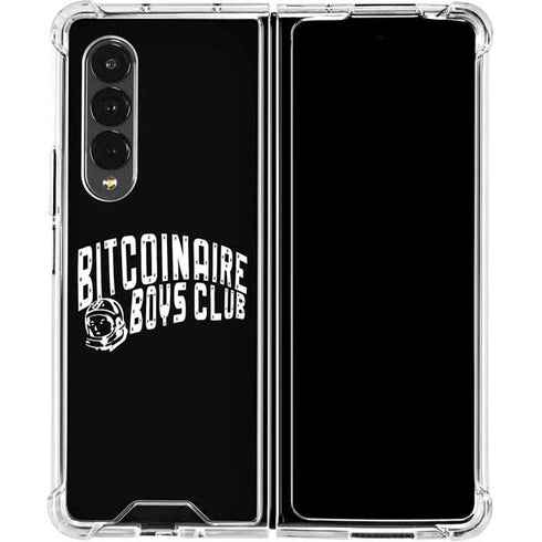 Bitcoinaire Boys Club Galaxy Z Fold4 5G Clear Case