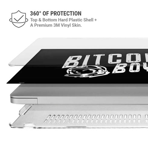Bitcoinaire Boys Club MacBook Air 13in M1 (2021) Case plus Skin