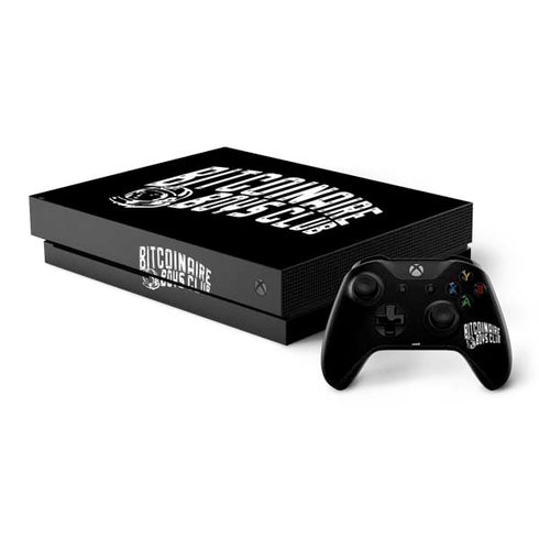 Bitcoinaire Boys Club Xbox One X Bundle Skin