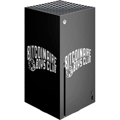 Bitcoinaire Boys Club Xbox Series X Console Skin
