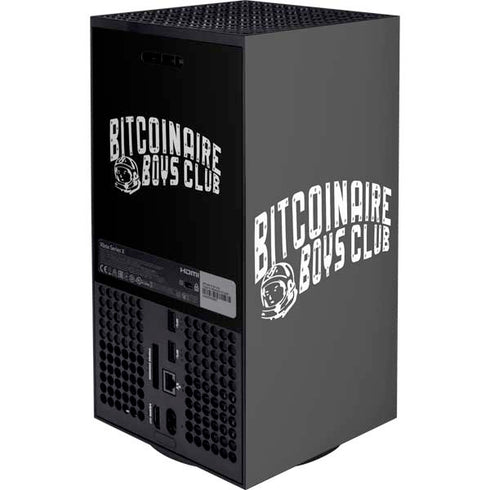 Bitcoinaire Boys Club Xbox Series X Console Skin