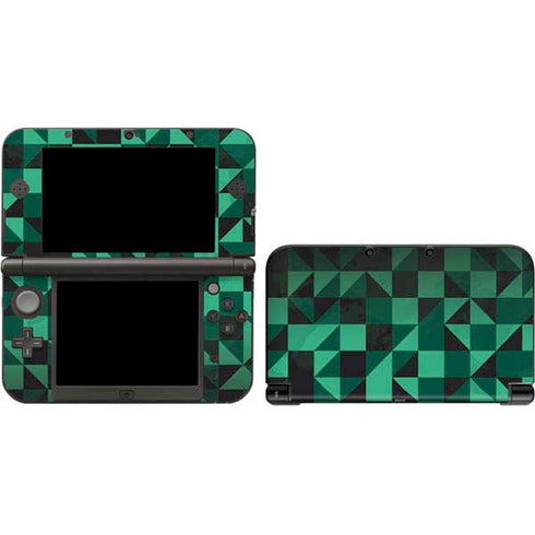 Black & Green 3DS XL 2015 Skin