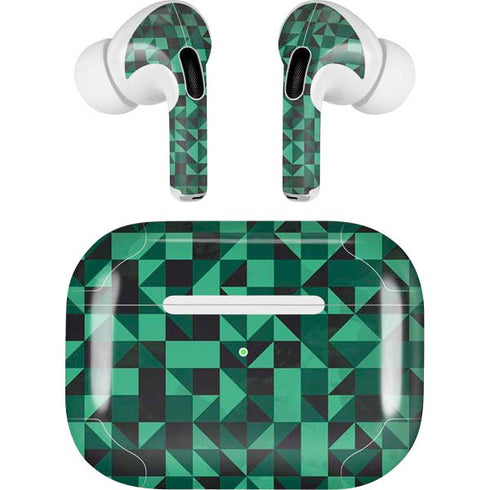 Black & Green AirPods Pro 2nd Gen Skin