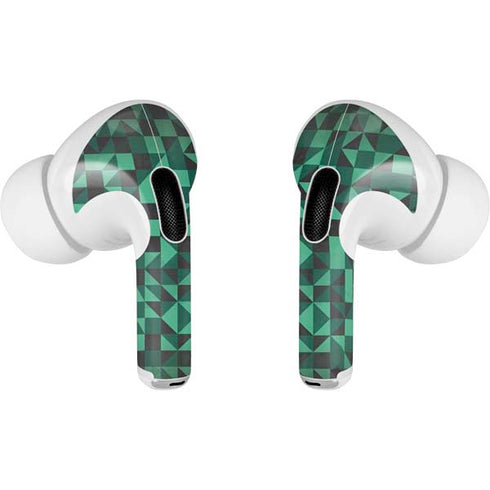 Black & Green AirPods Pro 2nd Gen Skin