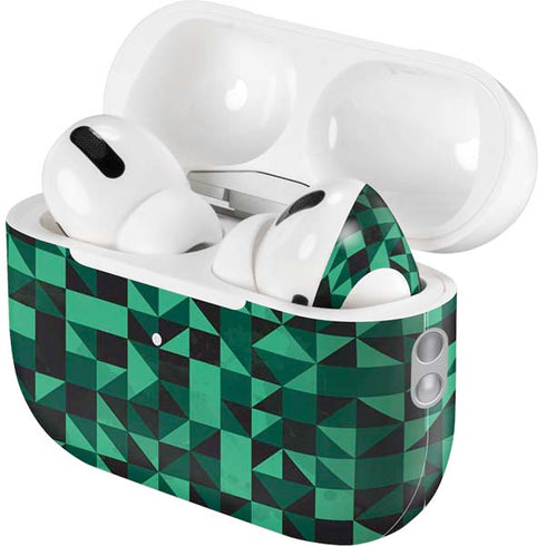 Black & Green AirPods Pro 2nd Gen Skin