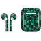 Black & Green Apple AirPods 2 Skin