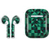 Black & Green Apple AirPods 2 Skin