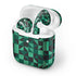 Black & Green Apple AirPods 2 Skin