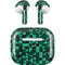 Black & Green Apple AirPods (3rd Gen 2021) Skin