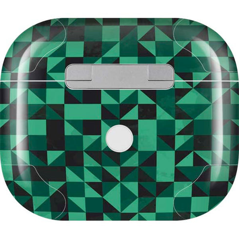 Black & Green Apple AirPods (3rd Gen 2021) Skin