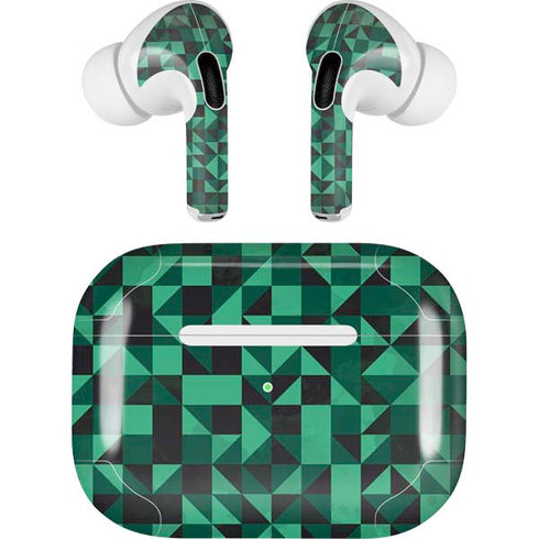 Black & Green Apple AirPods Pro Skin