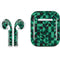 Black & Green Apple AirPods Skin