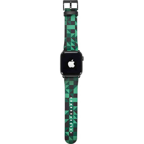 Black & Green Apple Watch Band 42-44mm