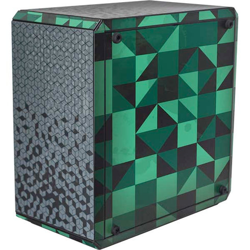Black & Green Cooler Master MasterBox Q300L Mini Tower Skin