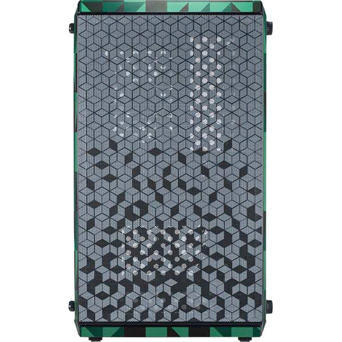 Black & Green Cooler Master MasterBox Q300L Mini Tower Skin